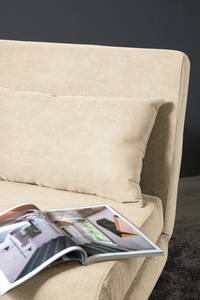 Fauteuil convertible ELANDS Tissu - Velours côtelé Eldrid: Beige - Noir