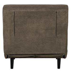 Fauteuil convertible ELANDS Tissu - Velours côtelé Eldrid: Gris - Noir