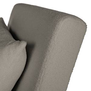 Poltrona letto ELANDS Tessuto - Tessuto teddy Elani: grigio - Nero
