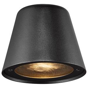 Wandlamp Aleria staal - 1 lichtbron - zwart - Zwart