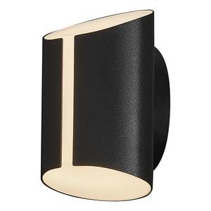 Wandlamp Grip aluminium - 1 lichtbron - zwart - Zwart