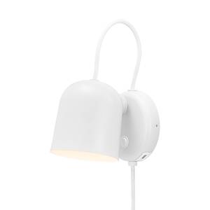 Wandlamp Angle staal - 1 lichtbron - wit - Wit