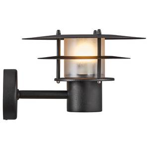 Wandlamp Bastia staal - 1 lichtbron - zwart - Zwart