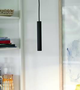 Hanglamp Omari staal - 1 lichtbron - zwart - Zwart