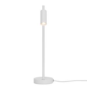 Lampe Omari Acier - 1 ampoule - Blanc - Blanc