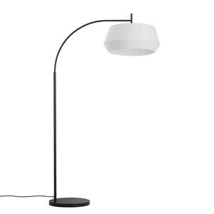 Staande lamp Dicte katoen/staal - 1 lichtbron - wit - Wit