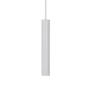 Hanglamp Omari staal - 1 lichtbron - wit - Wit
