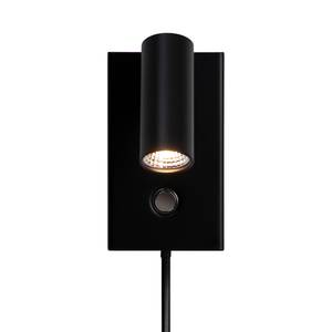 Wandlamp Omari staal - 1 lichtbron - zwart - Zwart