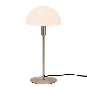 Lampe Ellen Acier / Verre opalin - 1 ampoule - Argenté - Argenté