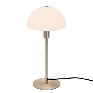 Lampe Ellen Acier / Verre opalin - 1 ampoule - Argenté - Argenté