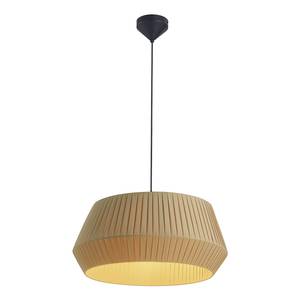 Hanglamp Dicte I katoen/staal - 1 lichtbron - beige - Beige