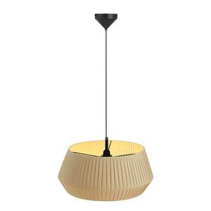 Hanglamp Dicte I katoen/staal - 1 lichtbron - beige - Beige