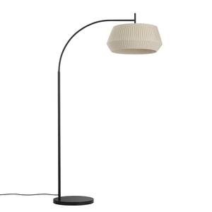 Staande lamp Dicte katoen/staal - 1 lichtbron - beige - Beige