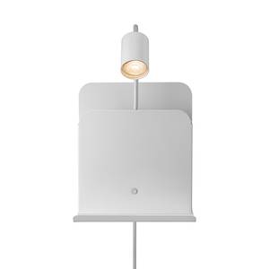 Wandlamp Roomi staal - 1 lichtbron - wit - Wit