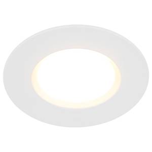 LED-inbouwlamp Siege staal/kunststof - 1 lichtbron - wit - Wit