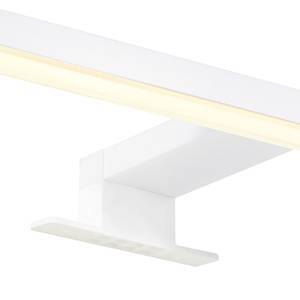 Wandlamp Marlee staal - 1 lichtbron - wit - Wit