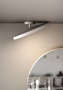 Plafondlamp Kaito Pro I aluminium - 1 lichtbron - wit - Wit