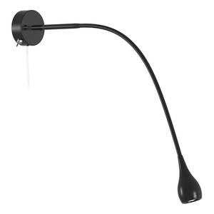 Wandlamp Drop aluminium - 1 lichtbron - zwart - Zwart