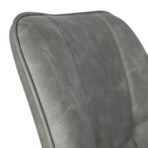 Chaise à accoudoirs Sainga Imitation cuir / Fer