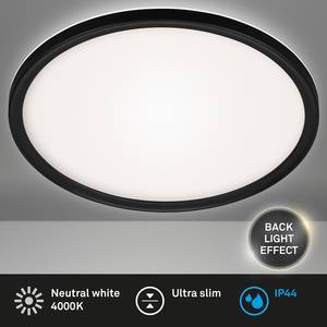 LED-badkamerlamp Slim Drip III acrylglas - 1 lichtbron - Zwart