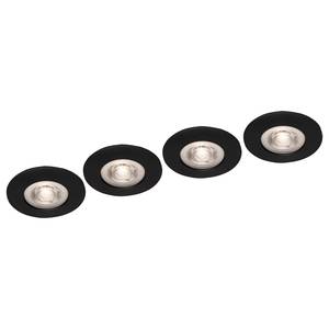 LED-Einbauleuchte Kulana III (4er Set) Nylon - 4-flammig - Schwarz