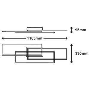 Plafonnier Frame VIII Nylon / Fer - 3 ampoules