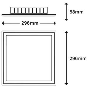 Plafonnier Colour II Nylon / Fer - 1 ampoule