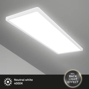 LED-Deckenleuchte Slim I Nylon - 1-flammig - Weiß