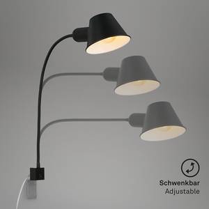 Wandlamp Brello II ijzer - 1 lichtbron - Zwart