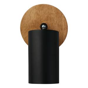 Wandlamp Kullig ijzer / rubberboomhout - 1 lichtbron