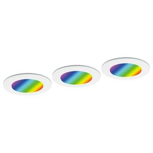 LED-Einbauleuchte Fungo Color (3er Set) Nylon - 3-flammig - Weiß