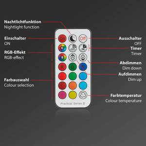 Spots encastrables Fungo Color (3) Nylon - 3 ampoules - Argenté