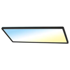 LED-plafondlamp Slim II nylon - 1 lichtbron - Zwart