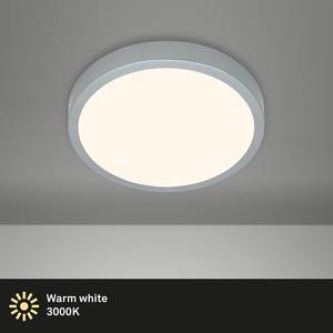 LED-plafondlamp Runa I nylon / ijzer - 1 lichtbron - Zilver