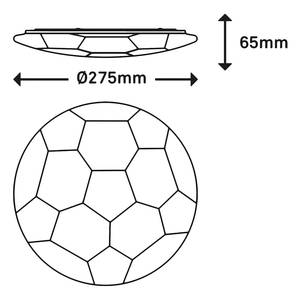 LED-Deckenleuchte Soccer Nylon / Eisen - 1-flammig