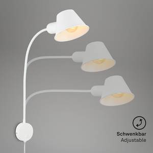 Wandlamp Brello I ijzer - 1 lichtbron - Wit