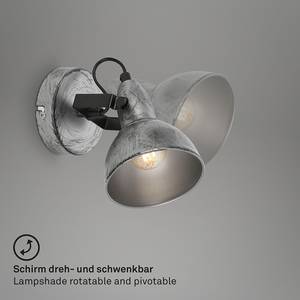 Wandlamp Soft ijzer - 1 lichtbron