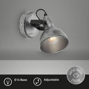 Wandlamp Soft ijzer - 1 lichtbron