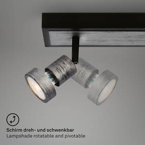 LED-plafondlamp Rugi II ijzer - Aantal lichtbronnen: 4