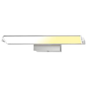 LED-Wandleuchte Udonga Nylon / Eisen - 1-flammig - Silber