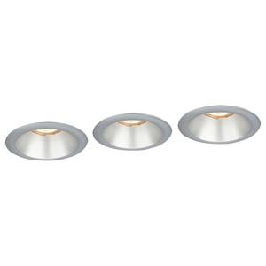 Inbouwlamp Fondo (set van 3) nylon - 3 lichtbronnen - Zilver