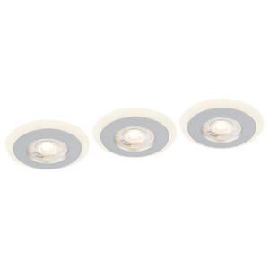 LED-inbouwlamp Skill (set van 3) nylon - 3 lichtbronnen - Zilver