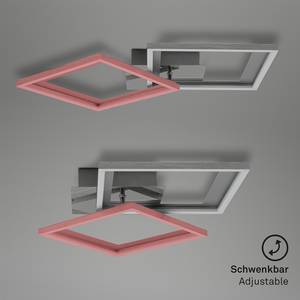 LED-plafondlamp Frame X nylon / ijzer - 2 lichtbronnen