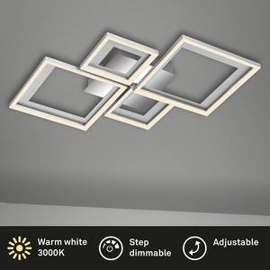 LED-plafondlamp Frame XII nylon / ijzer - 2 lichtbronnen