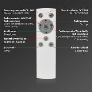 LED-Deckenleuchte Frame Back II Nylon / Eisen - 2-flammig