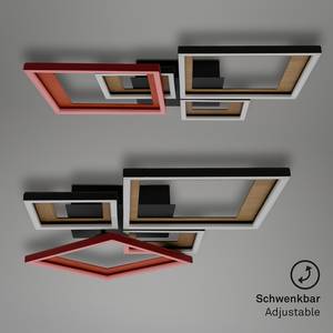 LED-plafondlamp Frame XI nylon / ijzer - 2 lichtbronnen