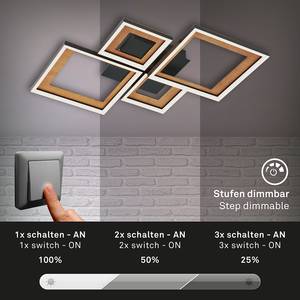 LED-Deckenleuchte Frame XI Nylon / Eisen - 2-flammig