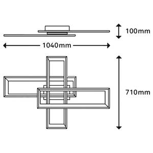 Plafonnier Frame S Nylon / Fer - 3 ampoules