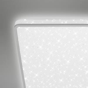 LED-plafondlamp Lino I nylon / ijzer - 1 lichtbron - Zilver
