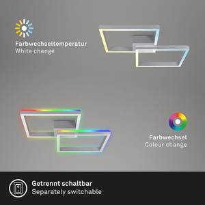 LED-plafondlamp Frame Back IV nylon / ijzer - 2 lichtbronnen